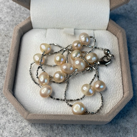 Colombian Emeralds international - Pearl necklace - Picture 6 of 6